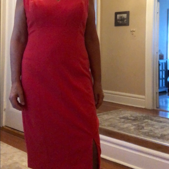 Dress size 12 Tahari Sunset Red - Picture 2 of 9